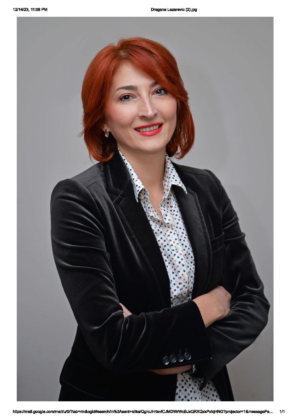 Doc. dr Dragana Lazarević