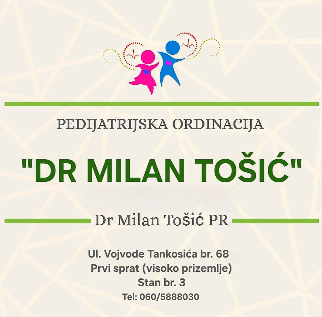 Logo — "DR MILAN TOŠIĆ"